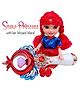 Lumo Brilliant Toys Kids Doll Set with Musical Magic Wand, Cute Princess Girl Doll Toy with Light & Sound Wand, Safe & Durable Toy for Girls Age 3+ (Random Color Will be Dispatched)- Height 19 cm