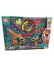 Lumo Brilliant Toys 2 in 1 Dinosaur Shaped Soft Shot Double Gun Set with Target Board | Dino Theme Foam Dart & Ball Blaster Toy for Kids | Safe Indoor & Outdoor Shooting Game (Age 3+)