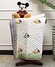 Mudd n Me Float the Boat Printed Cotton Handmade Reversible Kids Quilt, Single, 101 x 152 cm