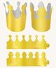 Special You pack of 24 pack of golden paper crown party hats for kids, birthday caps for kids, golden crown for theme birthday party supplies, birthday party return gifts, crown for kids
