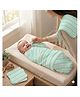 NEW COMERS Muslin 6 Pcs Double Layered Muslin Cotton Swaddle Wrap, Burp Cloth & Reusable Washcloth Towels