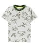 Carter's Frog Jersey Henley - Grey
