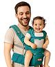 Motherly Embrace Baby Carrier with Detachable Hip Seat  English Green