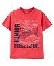 Carter's Junior Police Patrol Slub Jersey Tee - Red