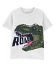 Carter's Roar T-Rex Jersey Tee - White