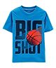 Carter's Big Shot Basketball Jersey Tee -Sky  Blue