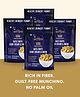 Evolve Oats Chips Sour Cream and Onion Flavour | All Natural Oats Chips | Guilt Free Wholesome Goodness | 100g Pack of 4
