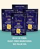 Evolve Banana Chips | Thin & Crunchy Snack, Light & Tasty Banana Crisps, Healthy Tea-Time Treat, Natural Flavors, High-Fibre Snacks for Adults | 100g Pack of 4