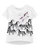 Carter's Unicorn Hi-Lo Tee - White