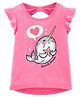 Carter's Neon Narwhal Hi-Lo Slub Tee - Pink