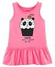 Carter's Neon Panda Cupcake Ruffle Tank - Pink