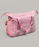 House of Quirk Diaper Bag Tote Handbag for Baby Large Capacity Travel Nappy Tote Bag with Pacifier Case Stylish Baby Care Bag for Mom & Dad - Pink