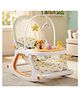 Baybee 3 in 1 Baby Rocker & Feeding Chair | Soothing Rocking Motion with Adjustable Recline, Removable Food & Toy Tray, Safety Harness | Baby Rocker for 0 to 3 Years (Yellow)