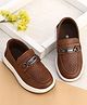 Cute Walk by Babyhug Slip On Solid Colour Loafers - Brown