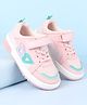 Babyoye Sneaker Shoes with Velcro Closure & Heart Design - Pink