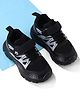 Cute Walk by Babyhug Solid Colour Sneaker Shoes with Velcro Closure - Black