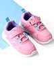 Cute Walk by Babyhug Velcro Closure Sneaker Shoes - Dark Pink