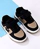 Cute Walk by Babyhug Velcro Closure Solid Colour Sneaker Shoes - Black