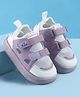 Babyoye Velcro Closure Solid Colour Casual Shoes - Purple