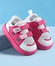 Babyoye Velcro Closure Solid Colour Casual Shoes - Fuchsia