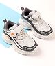 Cute Walk by Babyhug Velcro Closure Sneaker Shoes - Grey