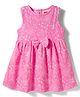 Babyhug Single Jersey Knit Sleeveless Frock With Floral Print & Bloomer - Multicolor