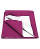 Baby Moo Plain Changeable Dry Sheet Water-resistant Bed Protector - Burgundy
