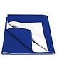 Baby Moo Plain Changeable Dry Sheet Water-resistant Bed Protector - Royal Blue