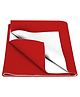 Baby Moo Plain Changeable Dry Sheet Water-resistant Bed Protector - Red