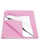 Baby Moo Plain Changeable Dry Sheet Water-resistant Bed Protector - Pink