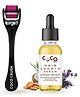 Coco Crush Ayurvedic Hair Regrowth Serum and Derma Roller Combo | Reduces Hair Fall - 30 ml