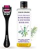 Coco Crush Rosemary Lavender Hair Growth Oil & Derma Roller | Stimulates Hair Regrowth, Strengthens Roots - 200 ml