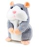 VGRASSP Soft Plush Talking Hamster Mouse Toy For Kids - Voice Repeater Interactive Mimicry Fluffy Plush Animal Pet - Early Learning Gift For Boys And Girls - Color May Vary - Height 15.5 cm