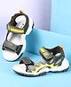 Cute Walk by Babyhug Velcro Closure Sandals - Green