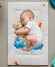 NEW COMERS Baby's Cotton Bed Multi Purpose Cushioned Water proof Cradle Sleeping Mat - White