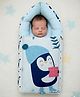 NEW COMER 3 in 1 Baby Bed Sleeping Bag & Carry Nest Infant Portable Bassinet for Baby Carrying- Sea Blue