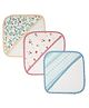 Tidy Sleep Baby Waffle Face Towel for Newborns (Set-2) Pack-3