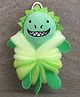 Dinosaur Shaped Bath Sponge/Loofah Free Size - Green
