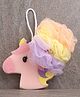 Bath Sponge/Loofah Free size Unicorn Shaped - Multicolor