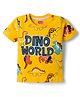 Babyhug 100% Cotton Knit Half Sleeves Dino Printed T-Shirt - Multicolour