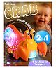 Elecart Harmit Crab Run Fast Musical Toy for Kids | Interactive Crawling Crab with Music & LED Lights | Auto Obstacle Avoidance | Universal Wheels for Floor & Carpet | Toddler Toy