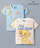 Babyoye Disney Single Jersey Knit Half Sleeves T-Shirts With Lion King Graphics Pack of 2 - Multicolor