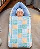 NEW COMERS 3 in 1 Baby Bed Sleeping Bag & Carry Nest Infant Portable Bassinet for Baby Carrying-Sea Blue