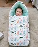 NEW COMERS 3 in 1 Baby Bed Sleeping Bag & Carry Nest Infant Portable Bassinet for Baby Carrying-Sea Green