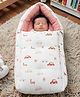 NEW COMERS 3 in 1 Baby Bed Sleeping Bag & Carry Nest Infant Portable Bassinet for Baby Carrying-Peach