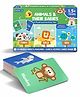 Binca Flash Cards for Toddlers - Animals & Their Babies, 50 Thick Double-Sided Cards, Wild, Farm & Sea