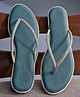NZS  Stone Embellished Sandals - Green