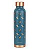 SignoraWare Ornate Designer Copper Bottle 900ml Made from high-quality pure copper for enhanced health benefits-Multicolor