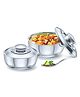 Signoraware Fresh Insulated Stainless Steel Casseroles| Food Warmers| Keeps Food Fresh for Hours| Durable & Gifting Set| Ideal for Home & Travel Use (500ml + 1100ml| Set of 2| Steel)
