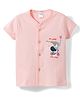 Tango Interlock Knit Half Sleeves Jhabla With Circus Elephant Print -  Pink